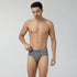 XYXX Urbane Modal Briefs Map Grey