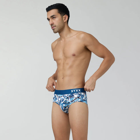 XYXX Urbane Modal Briefs Street Blue