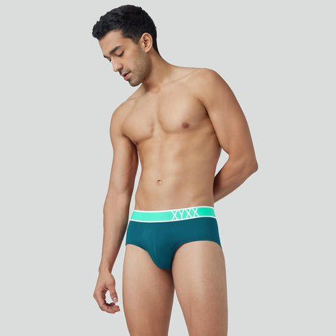 XYXX Volt Modal Pop Briefs Emerald Green