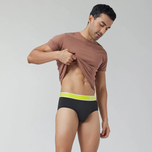 XYXX Volt Modal Pop Briefs Storm Grey