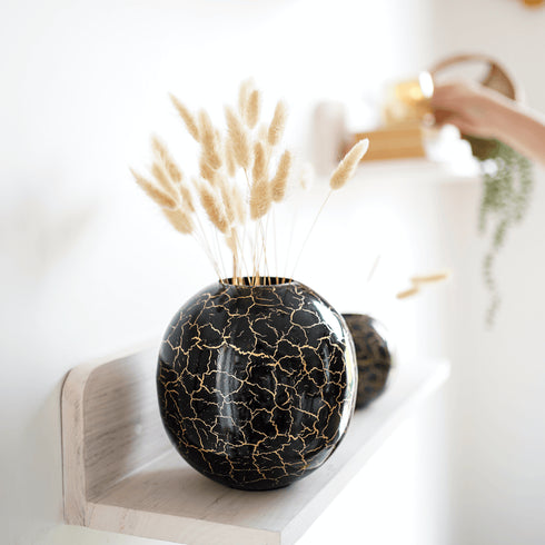 Behoma Crackled Vase, Large