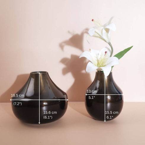 Behoma Vase Set – Antique Brass