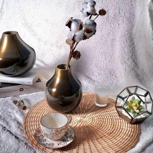 Behoma Vase Set – Antique Brass