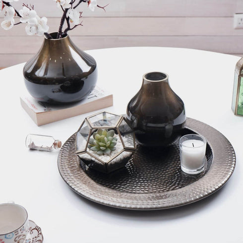 Behoma Vase Set – Antique Brass