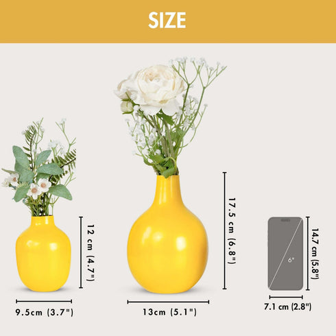 Behoma Vase Set – Yellow