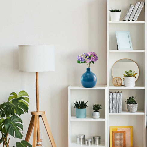 Behoma Vase – Opal Blue