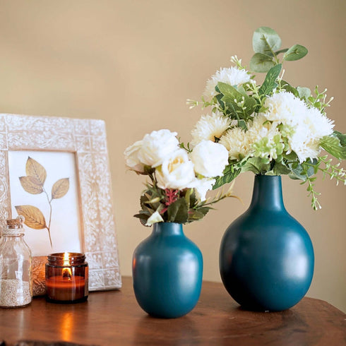 Behoma Vase Set – Opal Blue