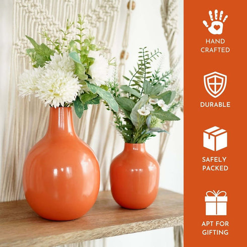 Behoma Vase Set – Orange