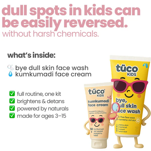 Tuco Kumkumadi Face Glow Regimen Dull Skin Face Wash + Kumkumadi Face Cream