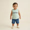 Bachpan kids wear New Born Tee-Mint Green