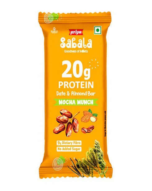 Sabala Millets Mocha Munch Date & Almond Bar