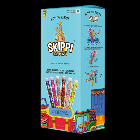 Skippi Ice Pops All Desi Flavour Box of Skippi Ice Pops