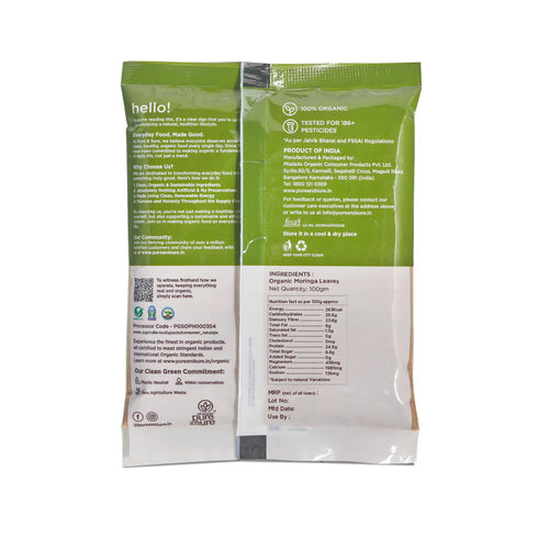 Pure & Sure Organic Moringa Powder