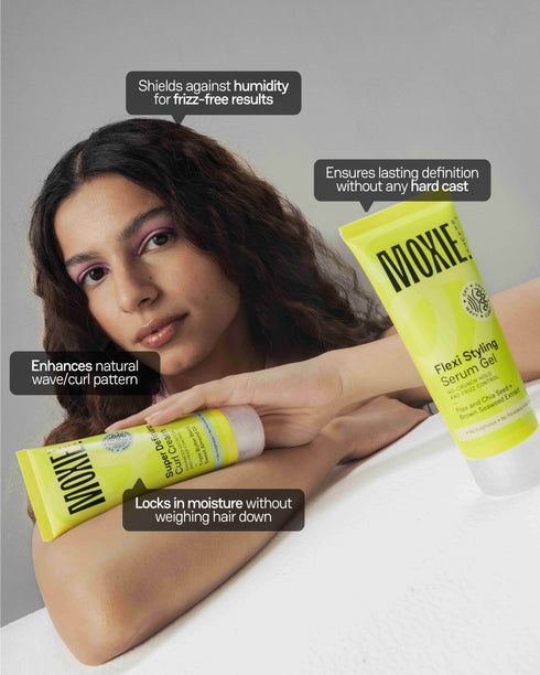 Moxie Beauty Curly Vibe Setter Duo (Cream + Gel)