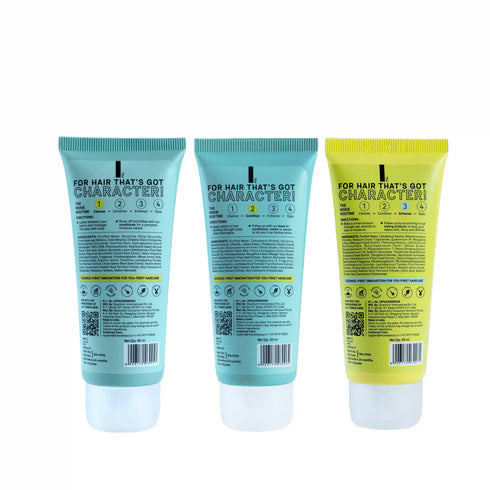 Moxie Beauty Wavy Essentials Trio (3 Steps for Wavy Hair) Travel Size