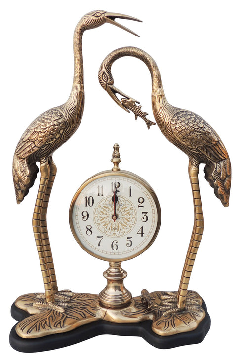 Aluminium Decorative Clock With Duck Pair 3.57Kg
