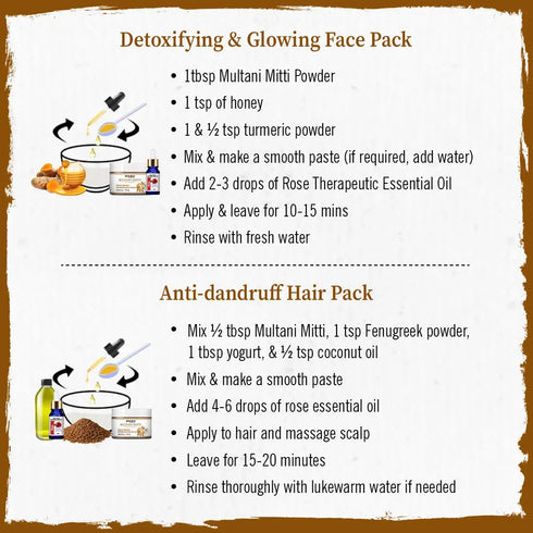 Keya Seth Aromatherapy Multani Mitti Powder Face Pack for Women & Men