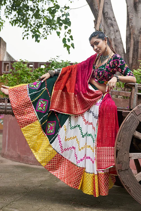 Shubhkala Multi Color Designer Chaniya Choli Special for Garba Night