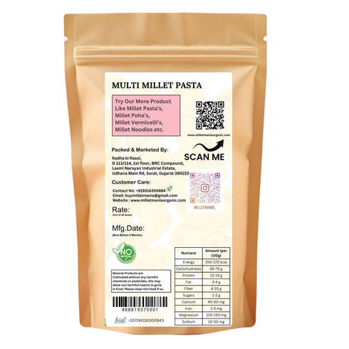 Millet Mania Multi Millet Pasta