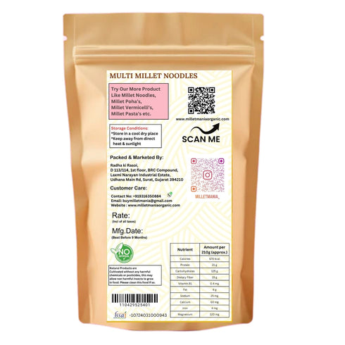 Millet Mania Multi Millet Noodles