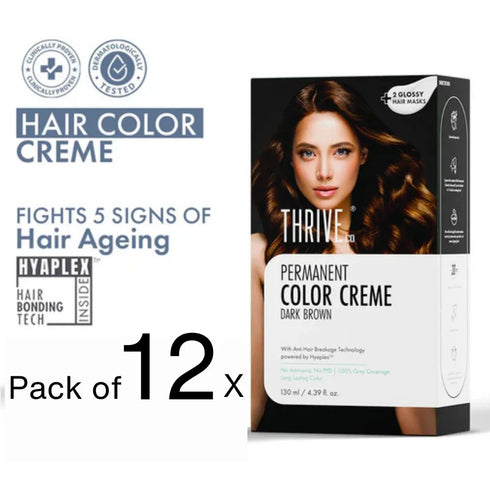 Thriveco Permanent Hair Color Creme For Men & Women