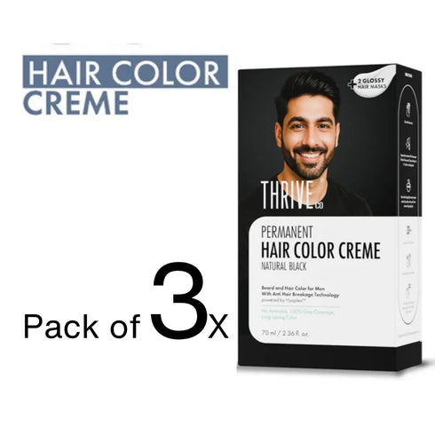 Thriveco Permanent Hair Color Creme For Men & Women