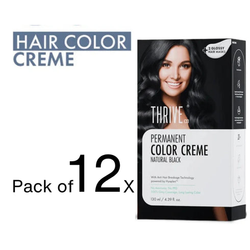 Thriveco Permanent Hair Color Creme For Men & Women