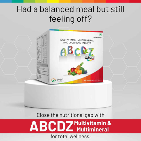 Healing Pharma Multivitamin Multimineral Abcdz Tablets