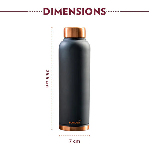 BOROSIL Colour Copper bottle 1 Litre