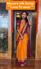Ethnic Suits Mysore Silk Zip and Go South Indian Saree gown