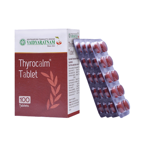 Vaidyaratnam Thyrocalm Tablet
