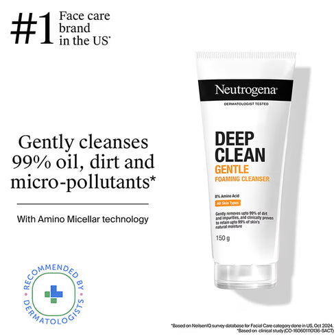 Neutrogena Deep Clean Gentle Foaming Face Cleanser