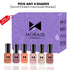 Moraze Cosmetics 6 TRENDING NUDE NAIL POLISH KIT