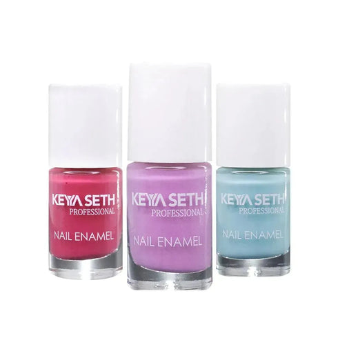 Keya Seth Aromatherapy Soothing Pink + Aquatica + Ballerina Long Wear Nail Enamel Enriched with Vitamin E & Argan Oil