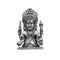 Pure Silver Antique Nakoda Bhairav 82.18G By Mahita Collections