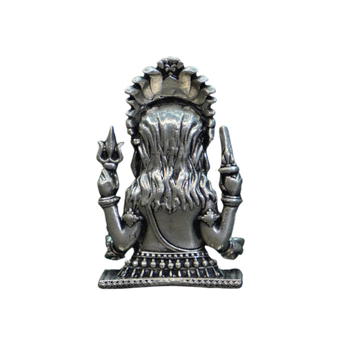 Pure Silver Antique Nakoda Bhairav 82.18G By Mahita Collections