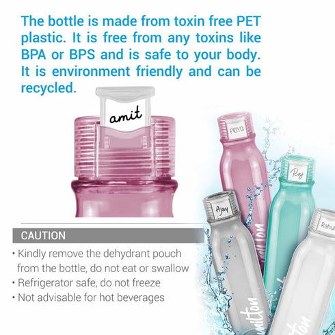 Milton Name Tag Water Bottle