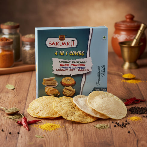 Sardar Ji Papad Sardar Ji Papad 4 in1 Combo Pack