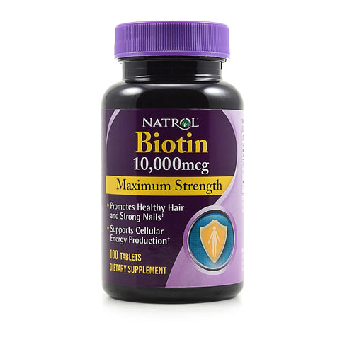 Style Make Natrol Biotin Maximum Strength 10000 mcg 100 Tabs
