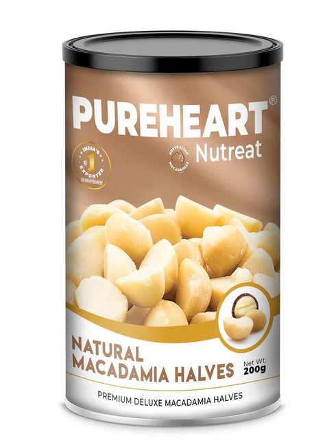 Pureheart Salted Macadamia Halves Premium Roasted Australian Split Macadamia Nuts