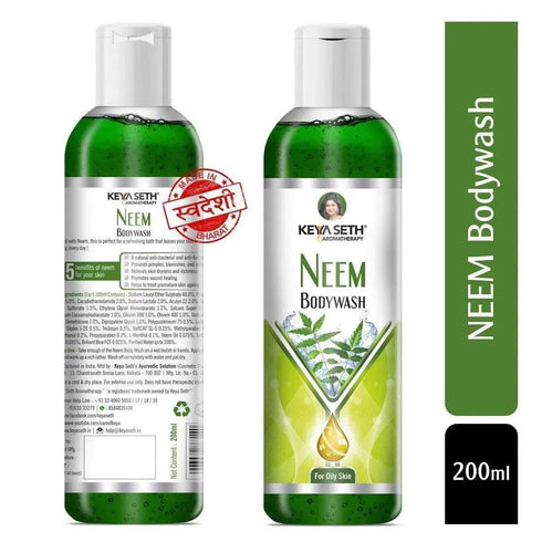 Keya Seth Aromatherapy Neem Bodywash Gel Enriched