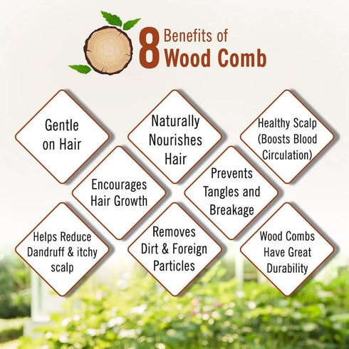 Keya Seth Aromatherapy Neem wooden Tail Comb