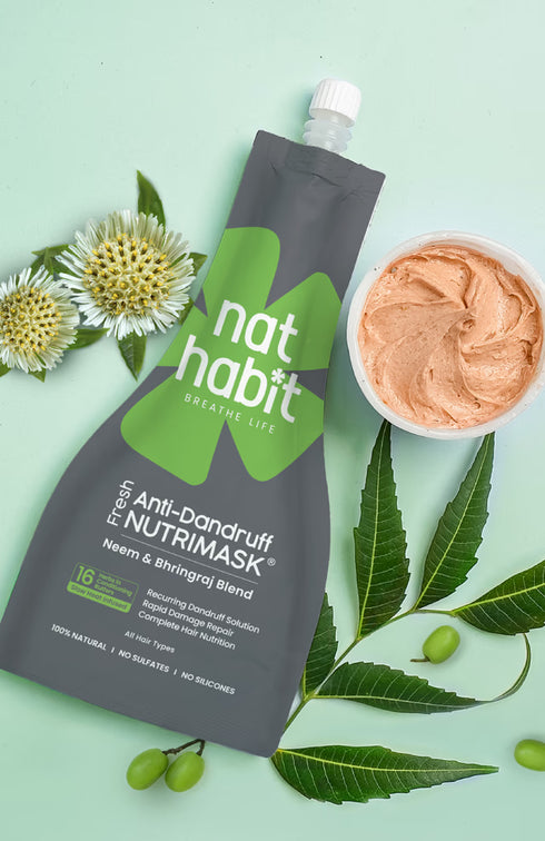 Nat Habit Neem Bhringraj Nutrimask (Pack Of 3) 40g Each
