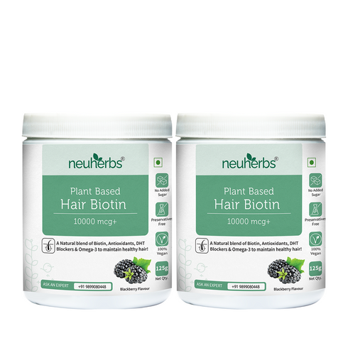 Neuherbs Plant Based Hair Biotin Supplement with DHT