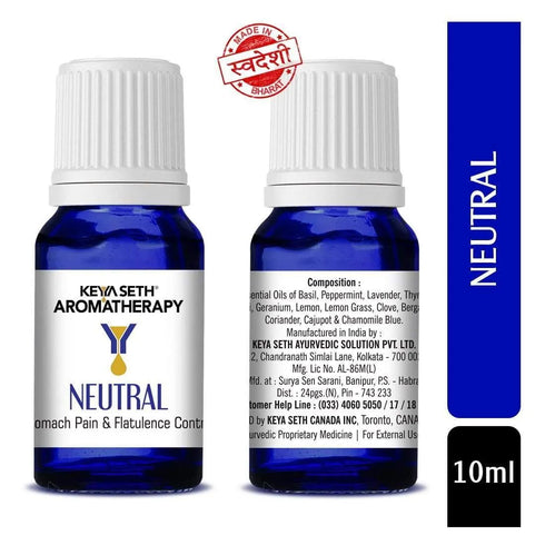 Keya Seth Aromatherapy Neutral-Stomach Pain & Flatulence Control Therapeutic Essential Oil