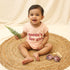 Bachpan kids wear New Born Girls Tee-Peach