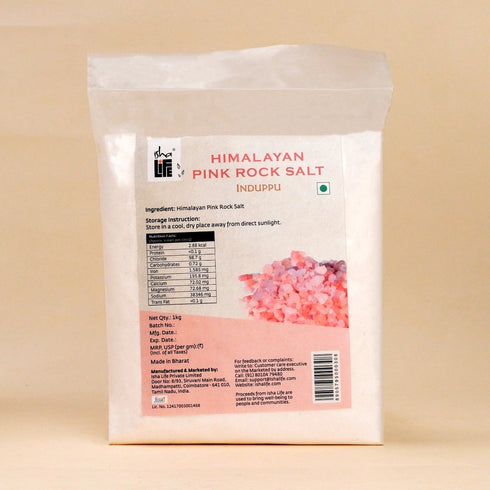 Isha Life Induppu Rock Salt 1 kg
