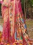 Deeva Sarees Pink Paithani Silk Saree