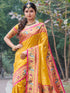 Deeva Sarees Yellow Paithani Silk Saree