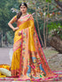 Deeva Sarees Yellow Paithani Silk Saree